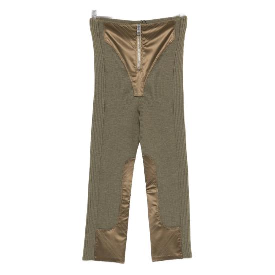 26SS 장 폴 고티에 스트레이트 팬츠 TR053 K024 41 GREEN BROWN