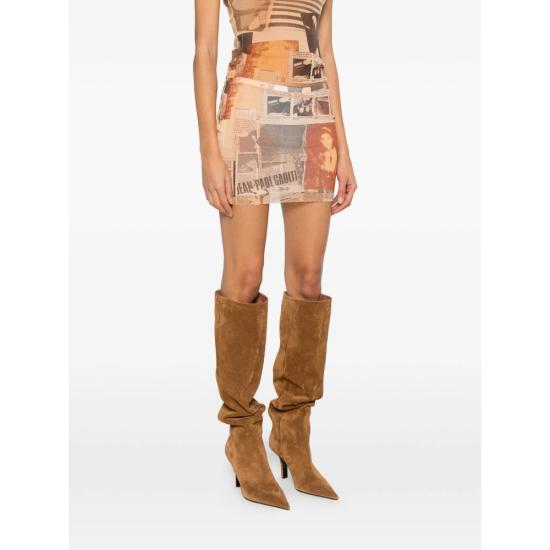 26SS 장 폴 고티에 스커트 SK031 M013P 03083 NEUTRALS BLACK - JEAN PAUL GAULTIER