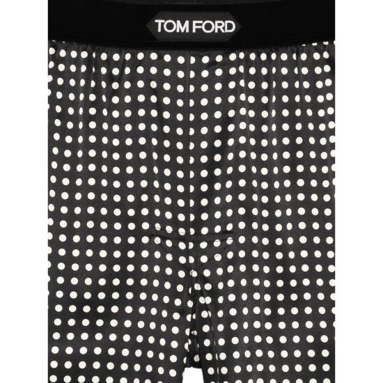 26SS 톰포드 팬티 T4LE42130 008 BLACK WHITE - TOMFORD