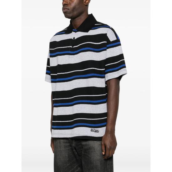 26SS 나파피리 폴로 티셔츠 NP0A4HG9L671 L67 GREY BLACK - NAPAPIJRI