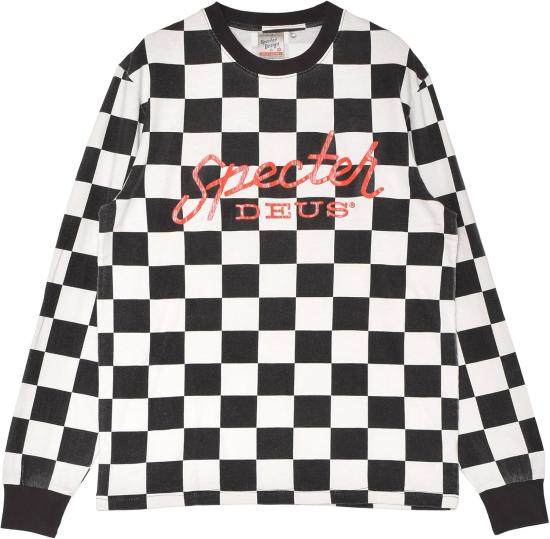  데우스 후드 티셔츠 DMF241685 BLW BLACK WHITE DOM