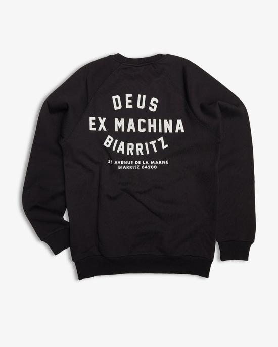  데우스 긴팔 티셔츠 TDMW48259FBLK BLACK DOM - DEUS