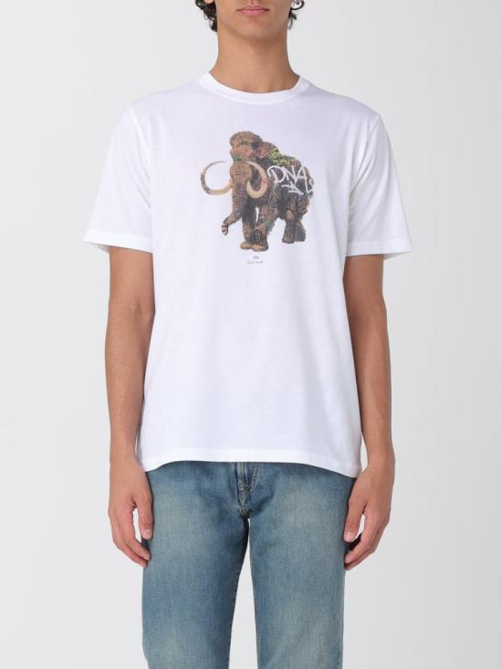  폴 스미스 지브라 패치 반팔 M2R 011R PP5081 01 WHITE DOM