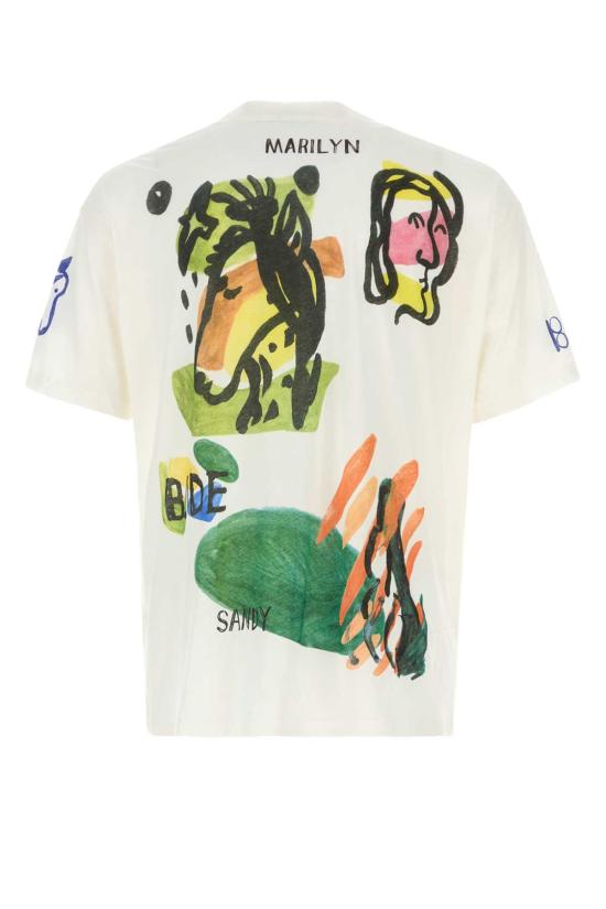 25FW 보디 반팔 티셔츠 MRF25CS016 CREAM Printed - BODE