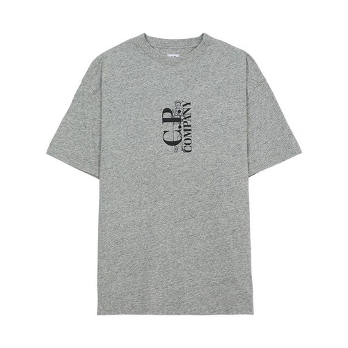 25SS 씨피 컴퍼니 반팔 티셔츠 18CMTS177A 005100W M94 GREYSTONE MELANGE DOM