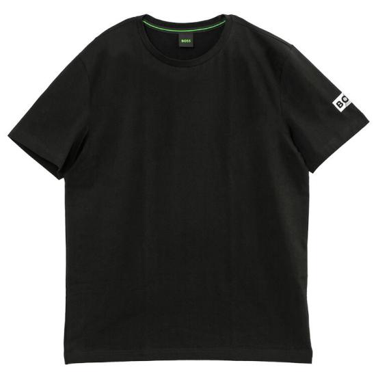  휴고보스 반팔 티셔츠 50533717960 BLACK WHITE DOM