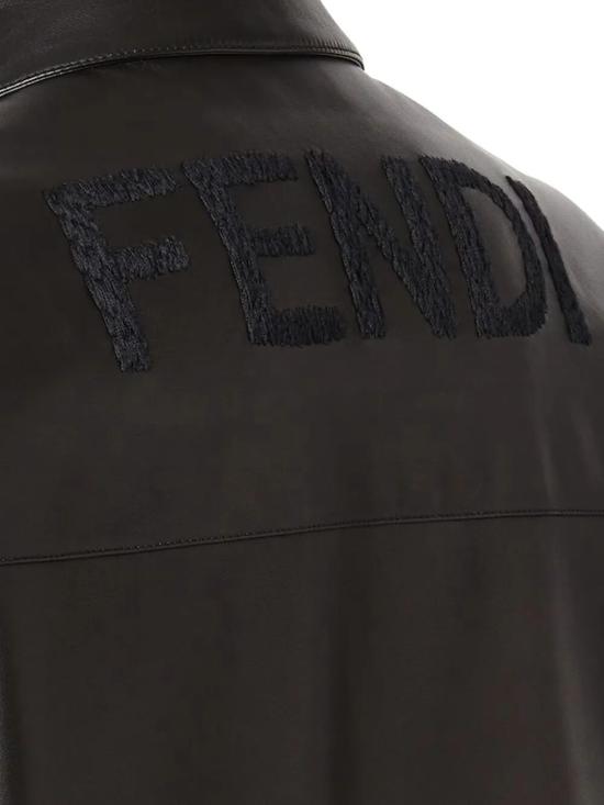 26SS 펜디 가죽 자켓 FPJ139 ATJZ F0GME BLACK - FENDI