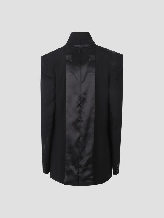 25FW MM6 메종마르지엘라 자켓 S62BN0111M35622 900 BLACK - MM6 MAISON MARGIELA