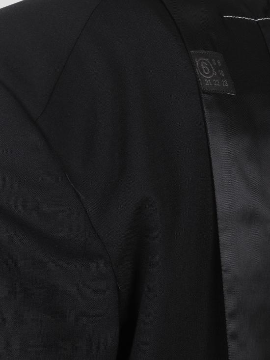 25FW MM6 메종마르지엘라 자켓 S62BN0111M35622 900 BLACK - MM6 MAISON MARGIELA