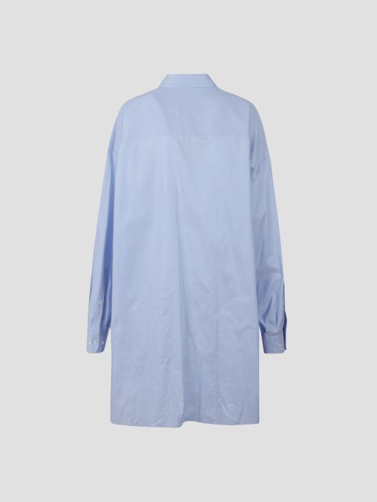 25FW 마르지엘라 후드 티셔츠 S29DT0007M35308 472 LIGHT BLUE - MAISON MARGIELA
