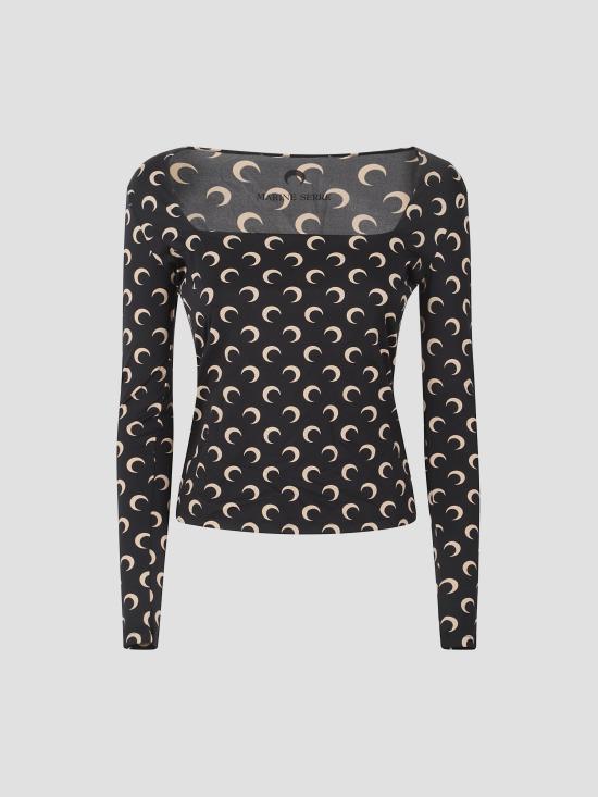 25FW 마린세르 후드 티셔츠 WTS017ACJER0001 IT99 INVERSE TAN