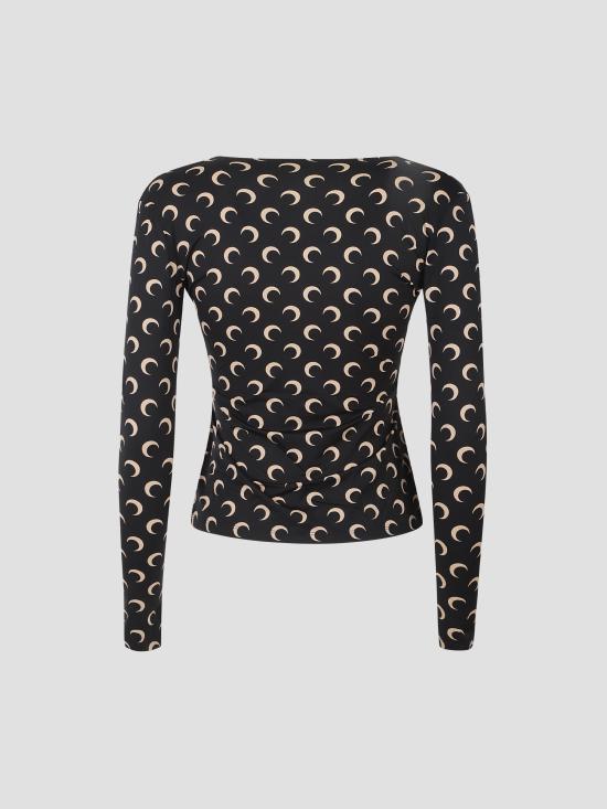 25FW 마린세르 후드 티셔츠 WTS017ACJER0001 IT99 INVERSE TAN - MARINE SERRE