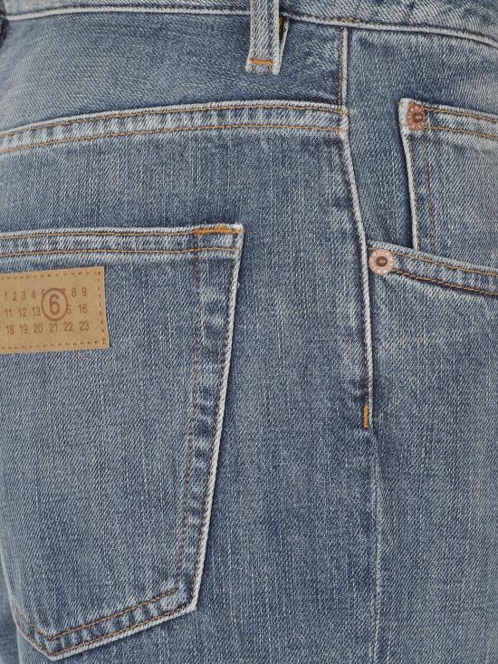 25FW MM6 메종마르지엘라 스트레이트 팬츠 S62LB0210S30844 966 BLUE - MM6 MAISON MARGIELA