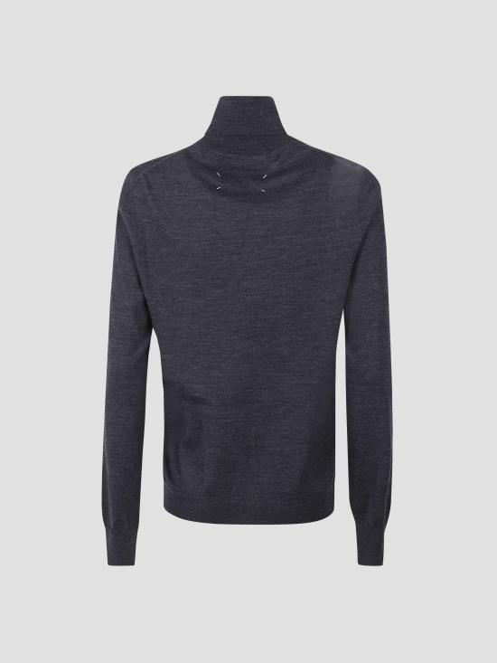 25FW 마르지엘라 후드 티셔츠 S51HL0029M13147 457 DARK BLUE - MAISON MARGIELA