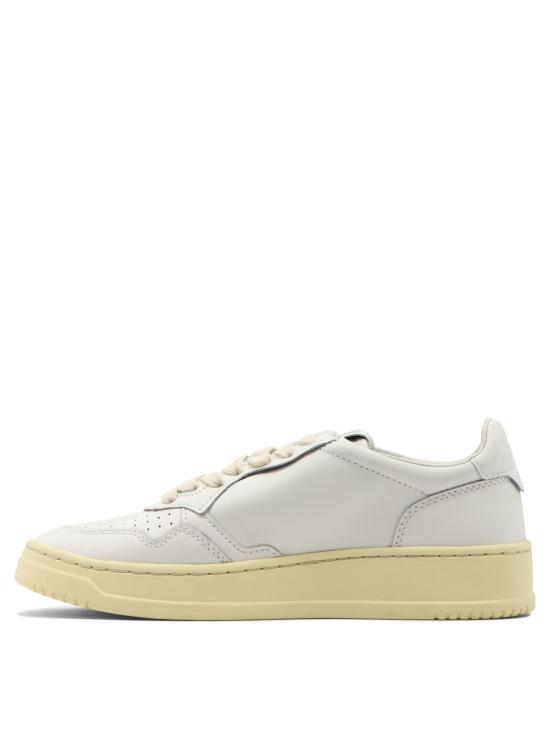 26SS 오트리 메달리스트 로우 레더 스니커즈 AULWLL15 White - AUTRY