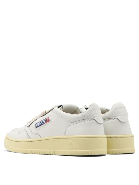 26SS 오트리 메달리스트 로우 레더 스니커즈 AULWLL15 White - AUTRY