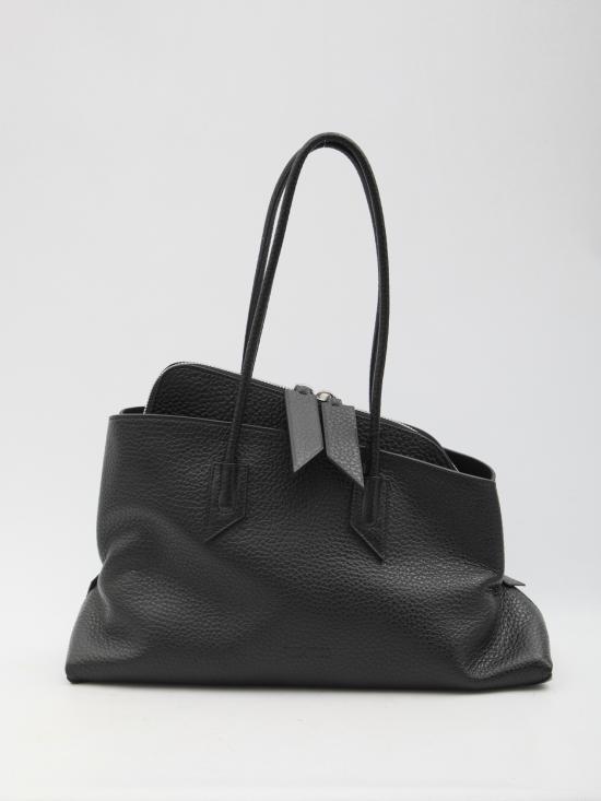 26SS 디 아티코 라 파세지아타 미디엄 탑 핸들 백 250WAH00054 BLACK