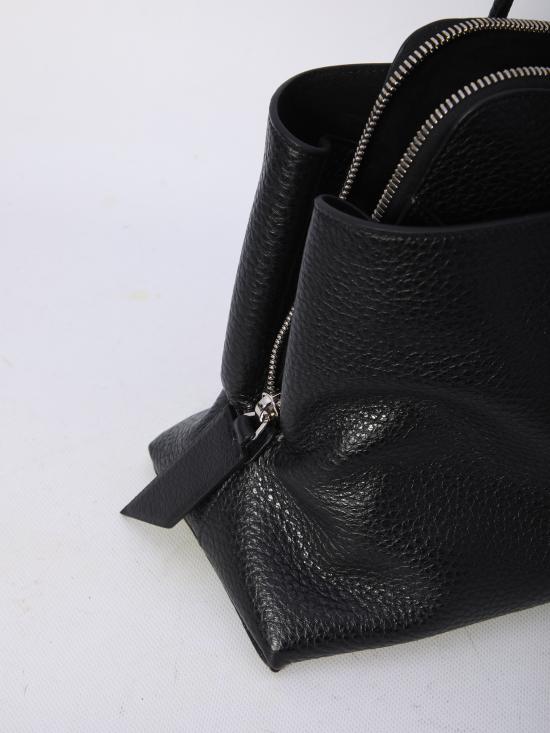 26SS 디 아티코 라 파세지아타 미디엄 탑 핸들 백 250WAH00054 BLACK - THE ATTICO