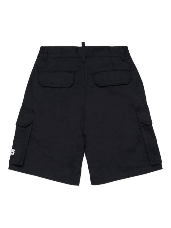 26SS [키즈] 디스퀘어드2 쇼츠/버뮤다 DQ3209D0AGK DQ900 Black - DSQUARED2