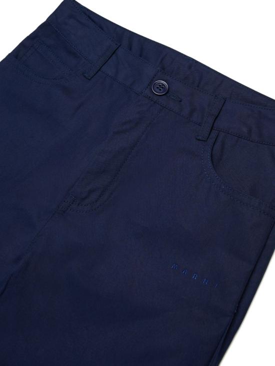 26SS [키즈] 마르니 스트레이트 팬츠 M01707M00UV 0M860 Blue - MARNI