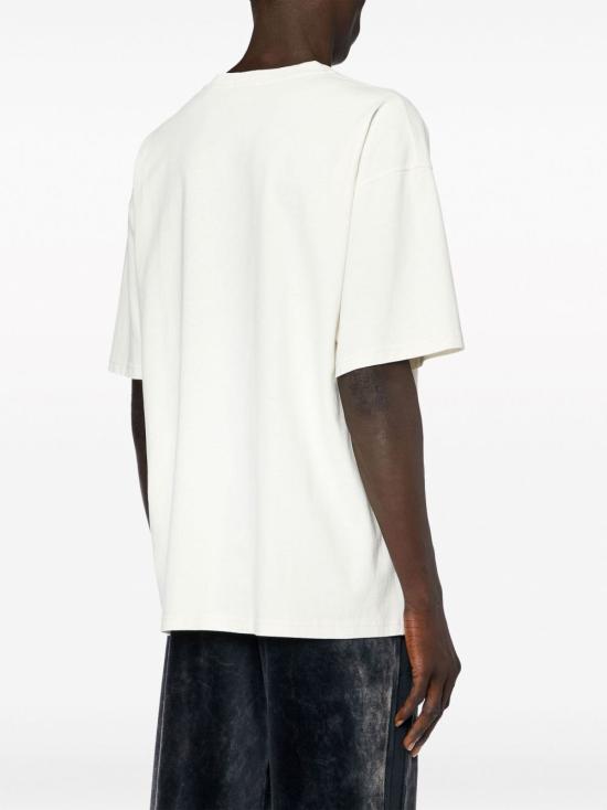 26SS 디젤 반팔 티셔츠 A13049 0DQAU141A White - DIESEL