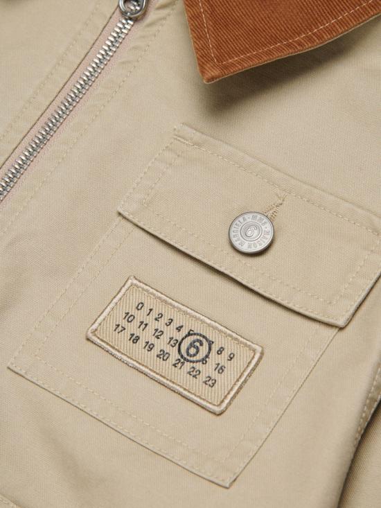 26SS [키즈] MM6 메종마르지엘라 패딩 M60930MM07D M6709 Beige - MM6 MAISON MARGIELA