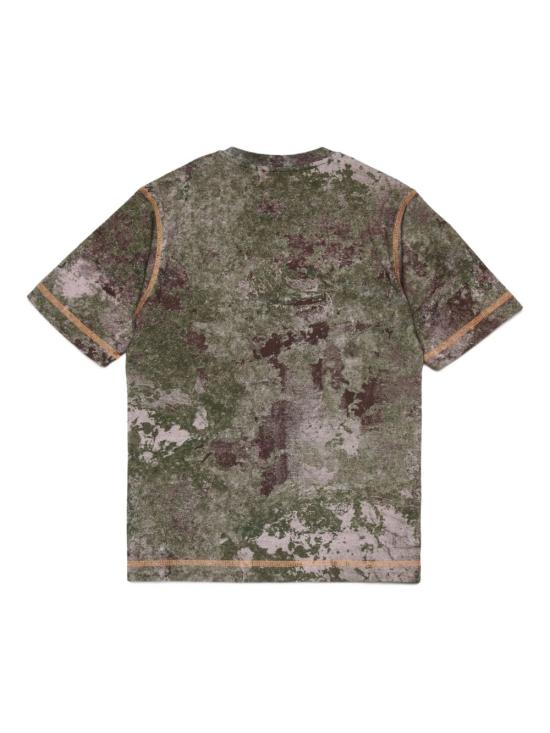 26SS [키즈] 디젤 티셔츠 J02592KYA0A K511 Green - DIESEL