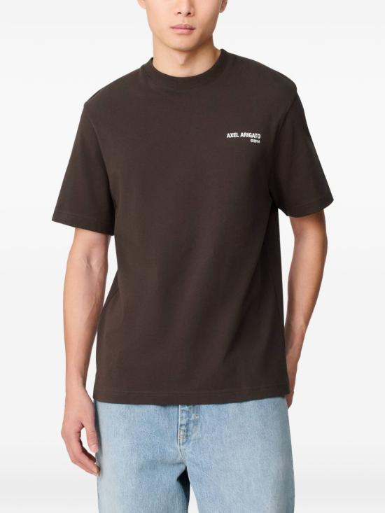 26SS 악셀 아리가토 반팔 티셔츠 A2215015 DB Brown - AXEL ARIGATO
