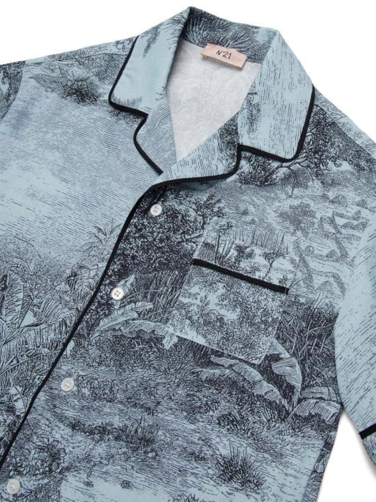 26SS [키즈] 누메로벤투노 셔츠 N210CPN0474 0N825 Clear Blue - N°21