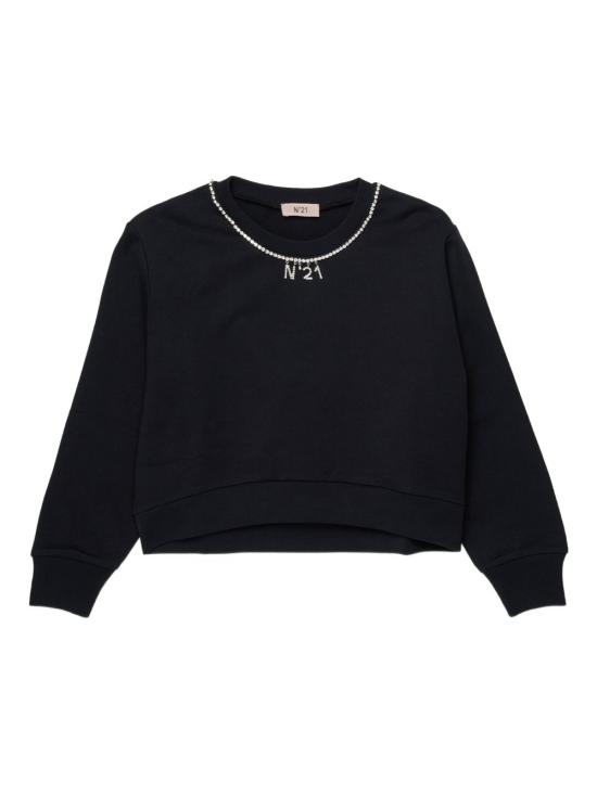26SS [키즈] 누메로벤투노 폴로 셔츠 N210CRN0487 0N900 Black