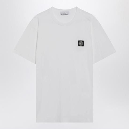 26SS 스톤 아일랜드 반팔 티셔츠 S152100027S0013 White