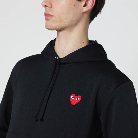 25FW 꼼데가르송 후드 티셔츠 AXT174051CO Black - COMME DES GARCONS