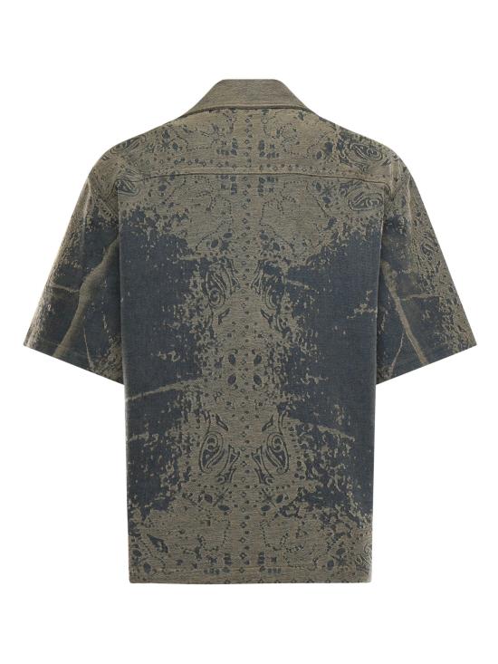 26SS 아미리 반팔 셔츠 AMTOSH1023 767 Tarnished Indigo - AMIRI