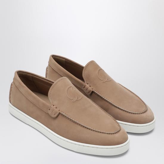 26SS 크리스챤 루부탱 로퍼 3250418SUE Beige - CHRISTIAN LOUBOUTIN