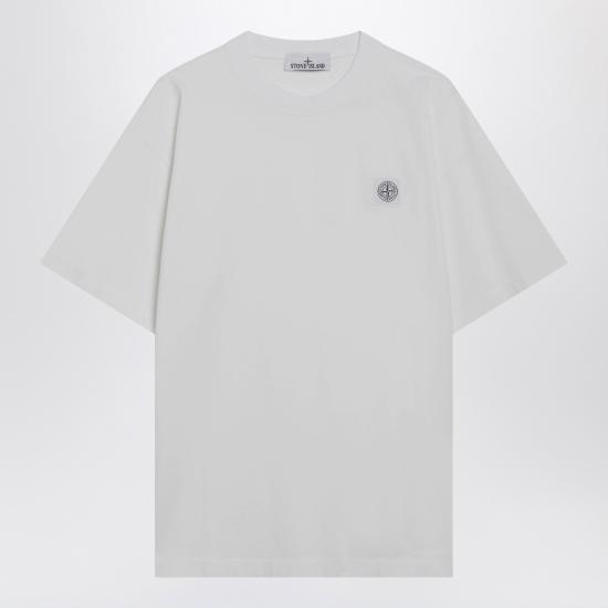 26SS 스톤 아일랜드 반팔 티셔츠 S152100030S0115 White