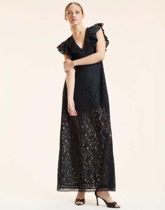  신시아 로리 롱 원피스 신시아 로울리 베로나 레이스 드레스 블랙 - CYNTHIA ROWLEY
