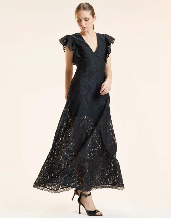  신시아 로리 롱 원피스 신시아 로울리 베로나 레이스 드레스 블랙