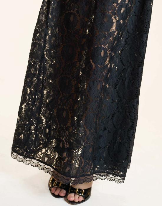  신시아 로리 롱 원피스 신시아 로울리 베로나 레이스 드레스 블랙 - CYNTHIA ROWLEY