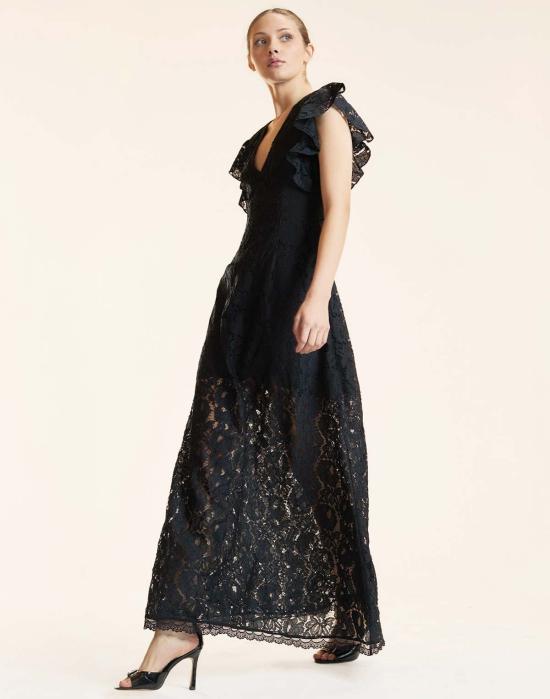  신시아 로리 롱 원피스 신시아 로울리 베로나 레이스 드레스 블랙 - CYNTHIA ROWLEY