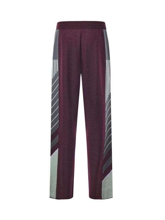 25FW 카사블랑카 스트레이트 팬츠 MAW25KW1102 01 Purple - CASABLANCA