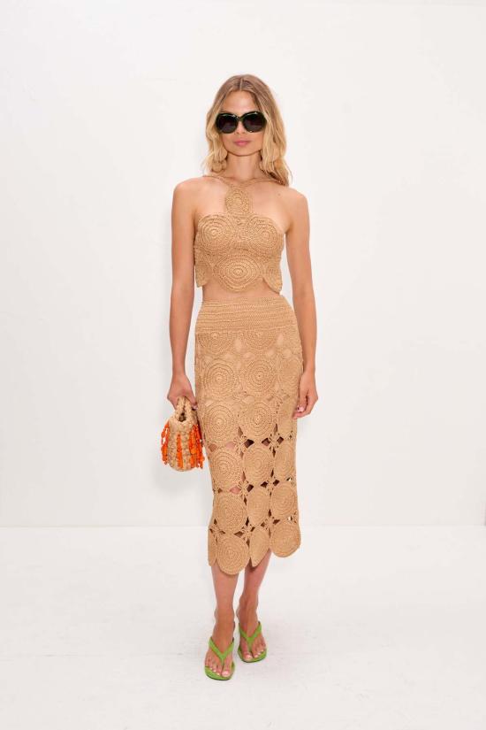  사이먼밀러 미디 스커트 사이먼 밀러 비프 비프  내추럴 - SIMONMILLER