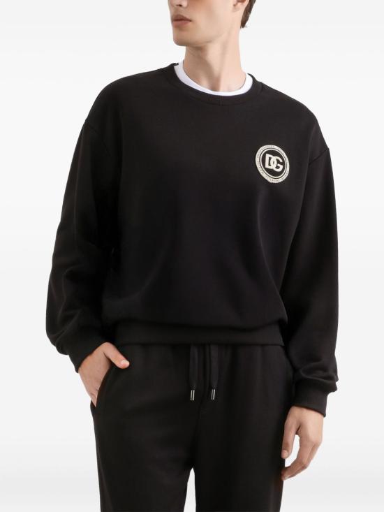 26SS 돌체앤가바나 긴팔 티셔츠 G9AHSZG7PZG N0000 Black - DOLCE & GABBANA