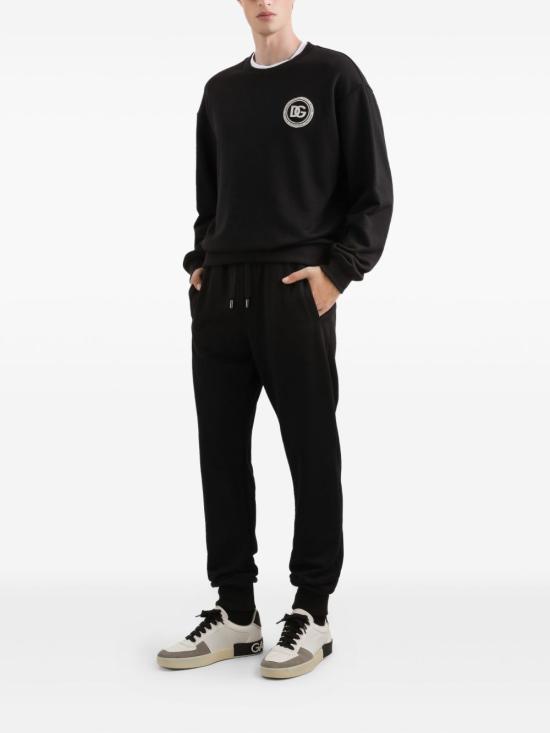 26SS 돌체앤가바나 긴팔 티셔츠 G9AHSZG7PZG N0000 Black - DOLCE & GABBANA