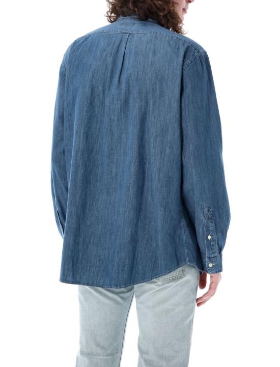 25FW 폴로 랄프로렌 포니로고 자수 데님 셔츠 710792043 Blue - POLO RALPH LAUREN