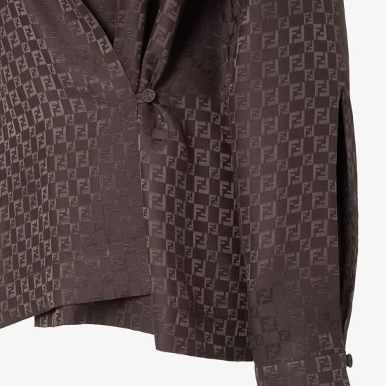 26SS 펜디 블라우스 FS8287 AUQGF1T6H BROWN - FENDI