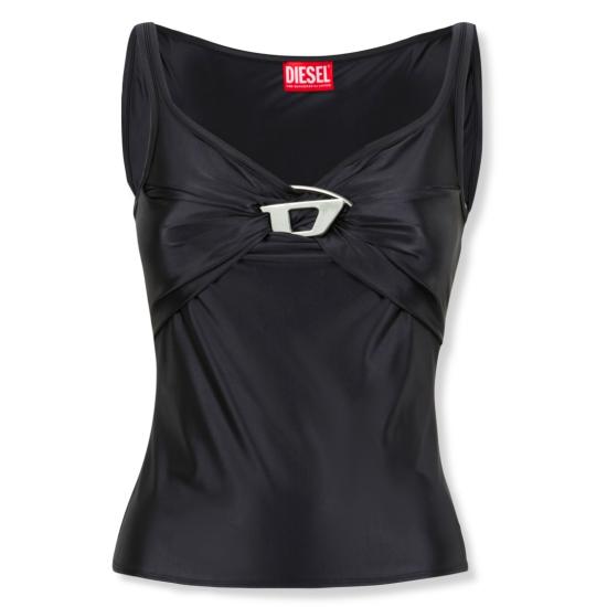 25FW 디젤 민소매 티셔츠 A18429 0PKAT Black