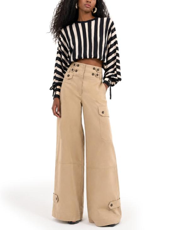 26FW 짐머만 스웨터 7321TC261 BKCRSTR BLACK - ZIMMERMANN