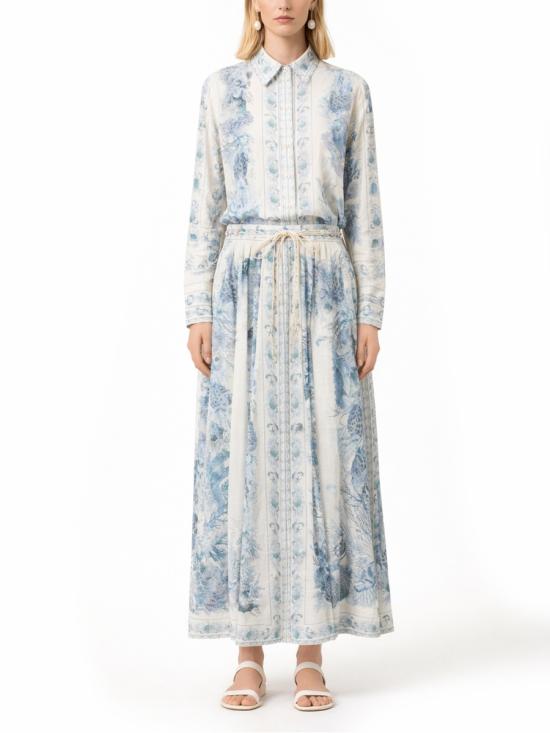 26SS 짐머만 블라우스 5853TRS262 BLTL MULTICOLOUR - ZIMMERMANN