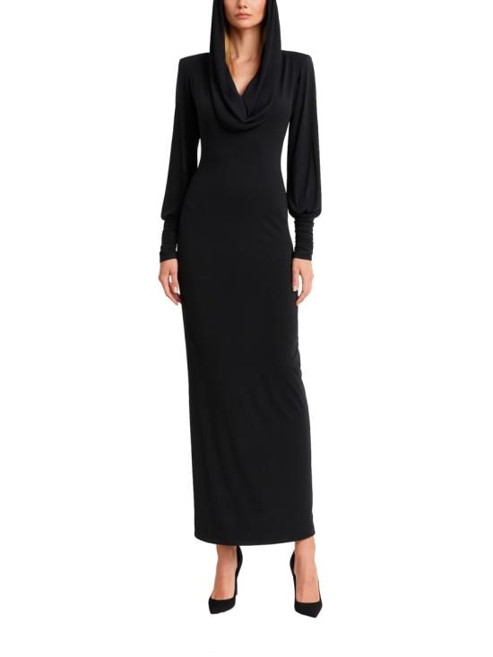 26SS 로테이트 바이 크리스텐슨 롱 원피스 115255100 BCR937100 BLACK - ROTATE BY BIRGERCHRISTENSEN