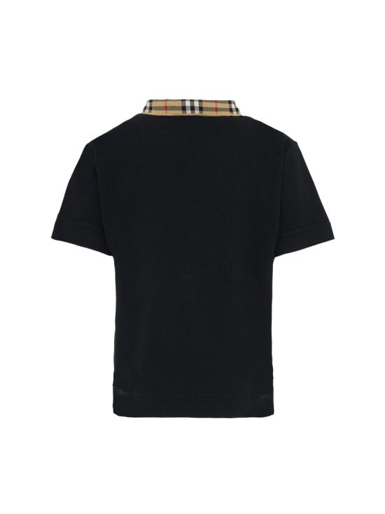 26SS [키즈] 버버리 폴로 셔츠 8105570K A1189 BLACK - BURBERRY
